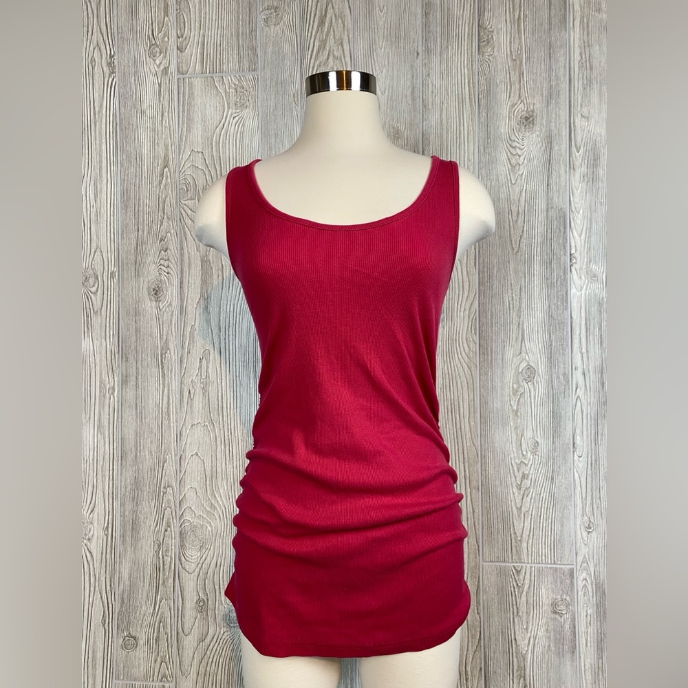 Women’s Scoop Neck Ribbed Maternity Tank